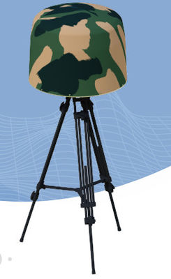 AC 220V Power Supply Spectrum Detection Device / Anti-drone System With Detection Range Of ≥ 5 Km
