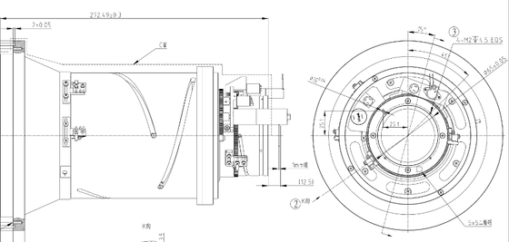 25-225mm EFL LWIR Motorized Zoom Lens with 8-12 μm Wavelength and -40°C to +80°C Operating Temperature — Chalcogenide Series