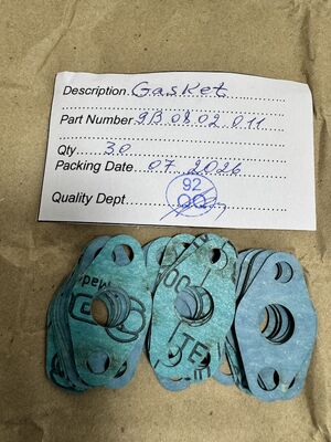 9B.08.02.011 Oil and Heat Resistant Aviation Circular Sealing Gasket and Aviation Sealing Ring for Dual-Hole Flange Sealing